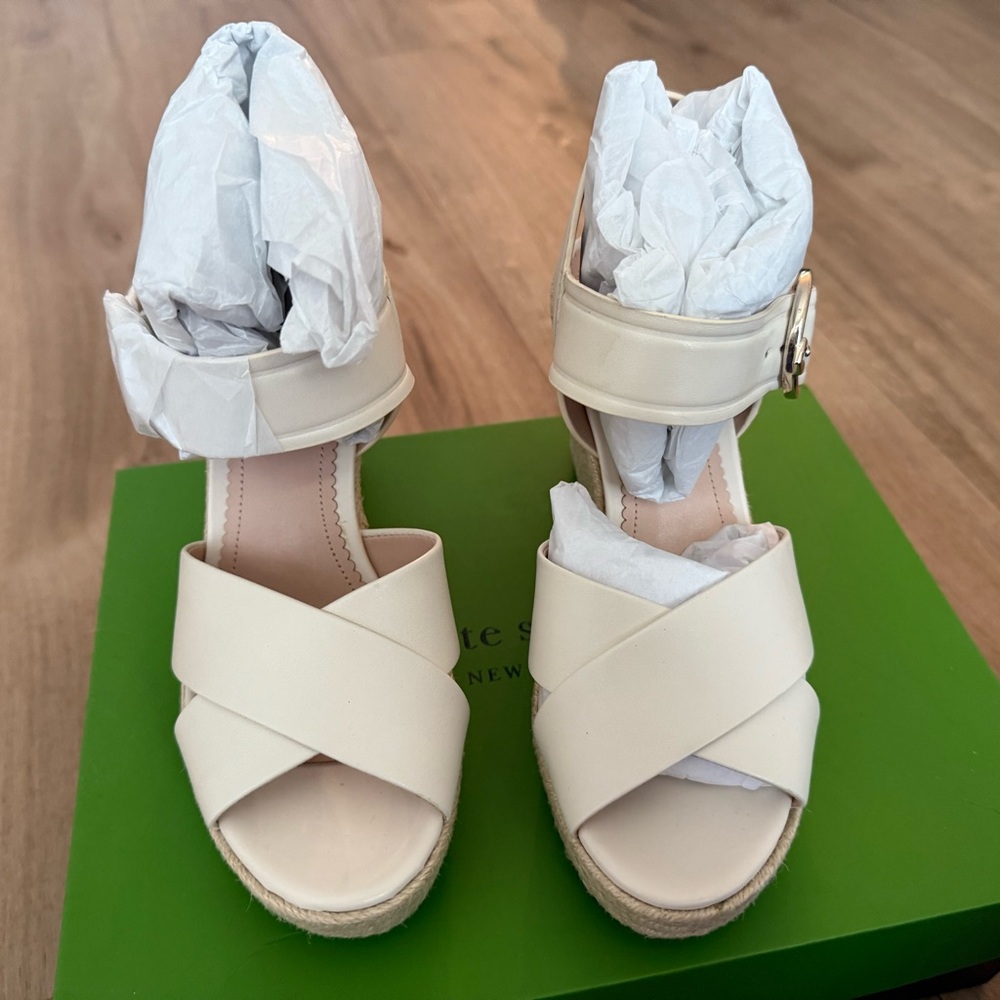 Ella Cream Espadrille Sandals KATE SPADE espadrille